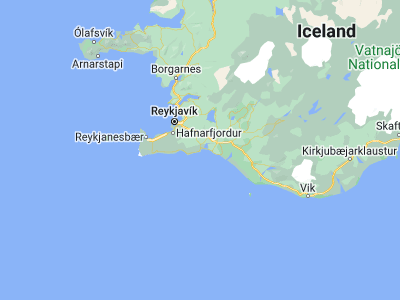 Map showing location of Þorlákshöfn (63.86093, -21.37844)
