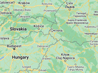 Map showing location of Tornyospálca (48.26667, 22.18333)