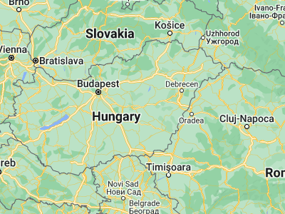 Map showing location of Törökszentmiklós (47.18333, 20.41667)