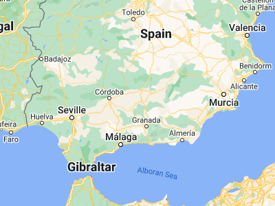 Map showing location of Torre del Campo (37.77051, -3.89731)