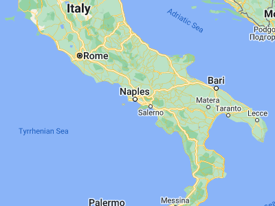 Map showing location of Torre del Greco (40.78392, 14.3708)
