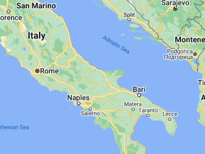 Map showing location of Torremaggiore (41.69074, 15.29634)