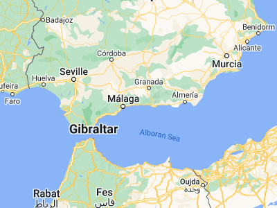 Map showing location of Torrox (36.75793, -3.95233)