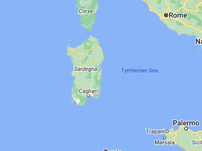 Map showing location of Tortolì (39.92556, 9.65722)