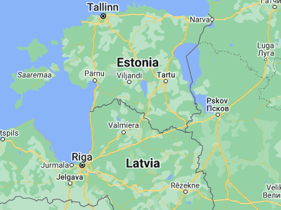 Map showing location of Tõrva (58.00278, 25.935)