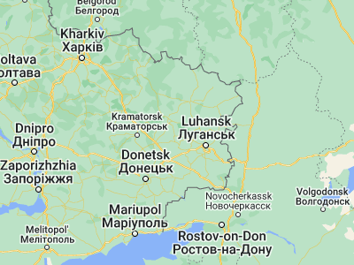 Map showing location of Toshkovka (48.77914, 38.57903)