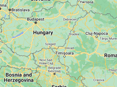 Map showing location of Tótkomlós (46.41667, 20.73333)