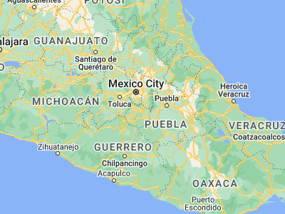 Map showing location of Totolapan (19.01043, -98.92045)
