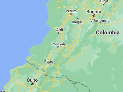 Map showing location of Totoró (2.51204, -76.40124)
