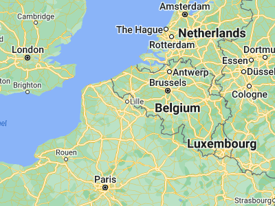 Map showing location of Tournai (50.60715, 3.38932)