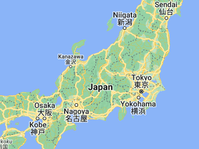 Map showing location of Toyoshina (36.29991, 137.90108)