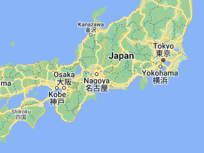 Map showing location of Toyota (35.08333, 137.15)