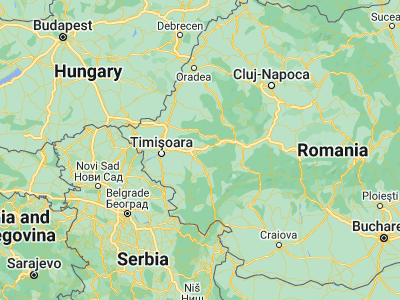 Map showing location of Traian Vuia (45.8, 22.06667)