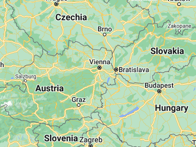 Map showing location of Traiskirchen (48.01485, 16.29324)