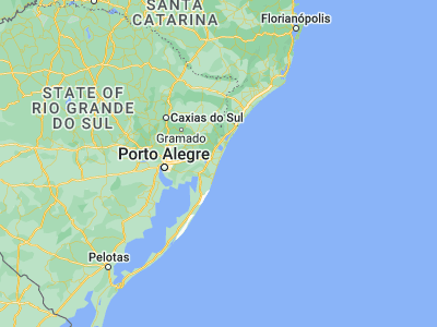 Map showing location of Tramandaí (-29.98472, -50.13361)