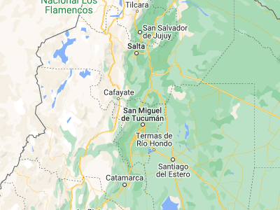 Map showing location of Trancas (-26.23135, -65.28025)