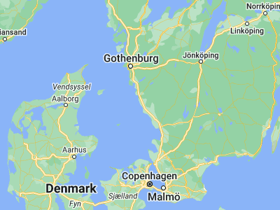 Map showing location of Träslövsläge (57.06583, 12.28278)