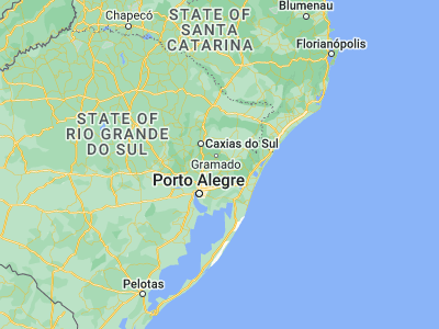 Map showing location of Três Coroas (-29.51694, -50.77778)