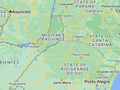 Map showing location of Três Passos (-27.45556, -53.93194)