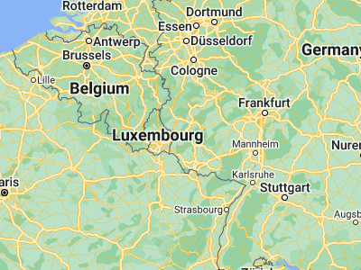 Map showing location of Trier (49.75565, 6.63935)