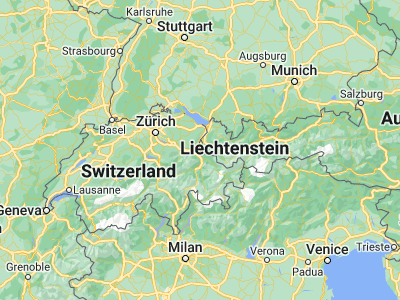 Map showing location of Triesen (47.1, 9.53333)