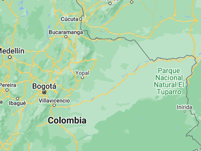 Map showing location of Trinidad (5.43056, -71.63111)