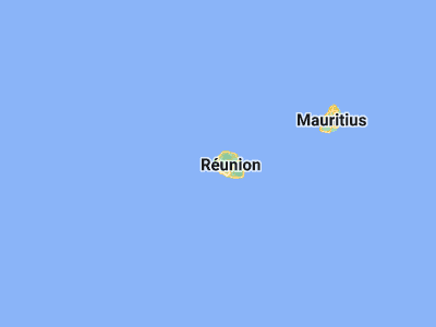 Map showing location of Trois-Bassins (-21.1, 55.3)