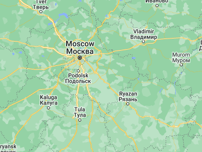 Map showing location of Troitskoye (55.3, 38.53333)