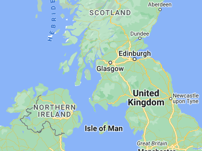 Map showing location of Troon (55.54359, -4.66335)