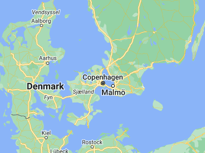 Map showing location of Trørød (55.83946, 12.54432)