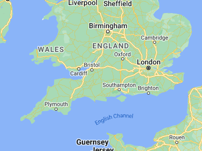 Map showing location of Trowbridge (51.31889, -2.20861)