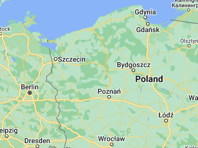 Map showing location of Trzcianka (53.04063, 16.45628)