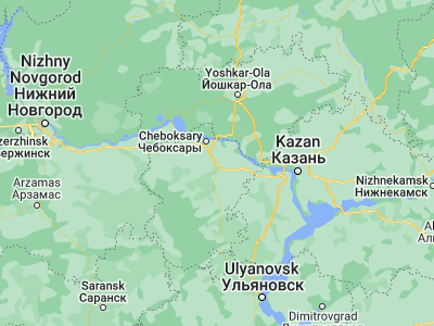 Map showing location of Tsivil’sk (55.86974, 47.47874)