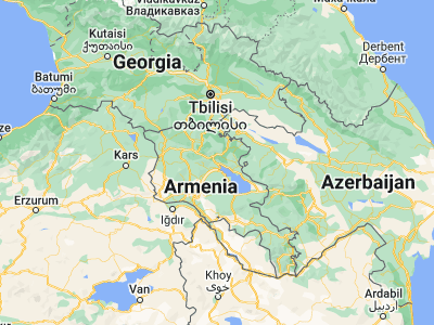 Map showing location of Tsovagyugh (40.63029, 44.95738)