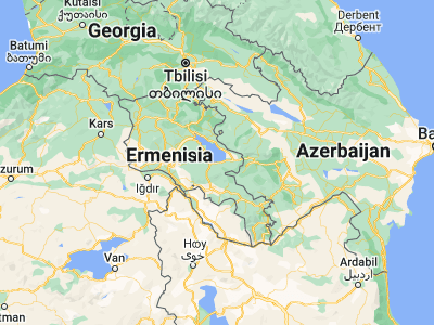 Map showing location of Tsovinar (40.15701, 45.46132)