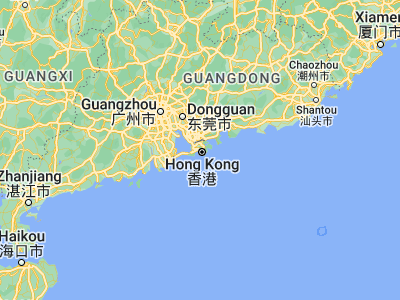 Map showing location of Tsuen Wan (22.37066, 114.10479)
