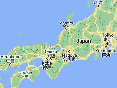 Map showing location of Tsuruga (35.64547, 136.0558)