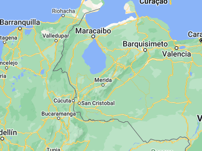 Map showing location of Tucaní (8.97003, -71.27277)