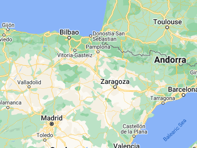 Map showing location of Tudela (42.06166, -1.60452)