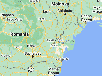 Map showing location of Tudor Vladimirescu (45.56667, 27.65)