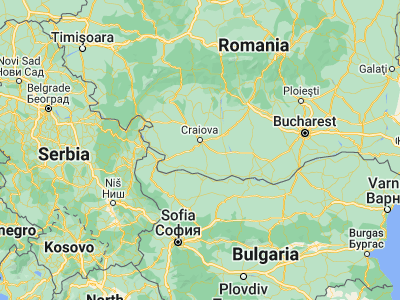 Map showing location of Ţuglui (44.18333, 23.81667)