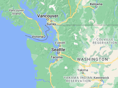 Map showing location of Tulalip (48.06843, -122.29181)