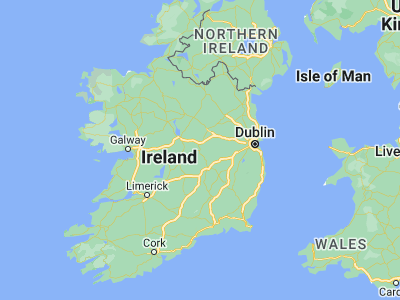Map showing location of Tullamore (53.27389, -7.48889)