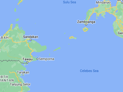 Map showing location of Tumbagaan (5.3656, 120.3139)