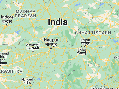 Map showing location of Tumsar (21.38333, 79.73333)
