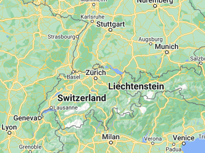 Map showing location of Turbenthal (47.43633, 8.84629)