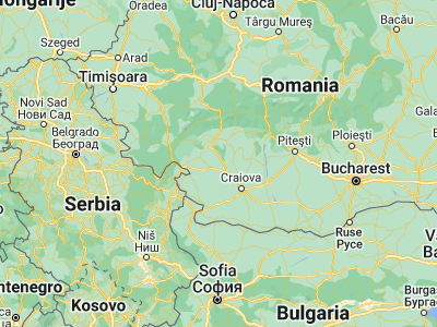 Map showing location of Turceni (44.68333, 23.36667)