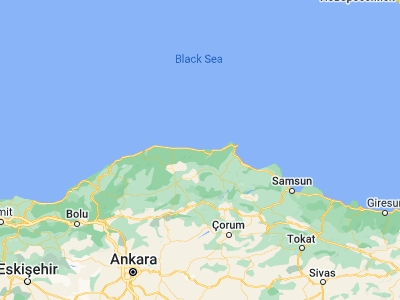 Map showing location of Türkeli (41.94764, 34.33861)