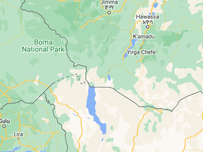 Map showing location of Turmi (4.96667, 36.48333)