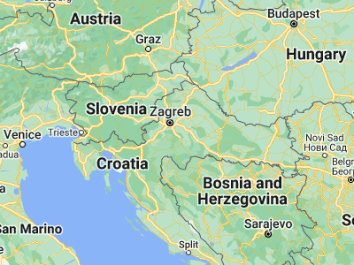 Map showing location of Turopolje (45.64944, 16.14361)